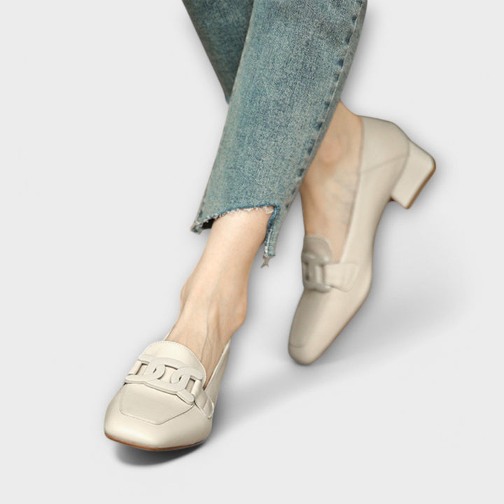 Monika | Mocassins à ornement chaîne