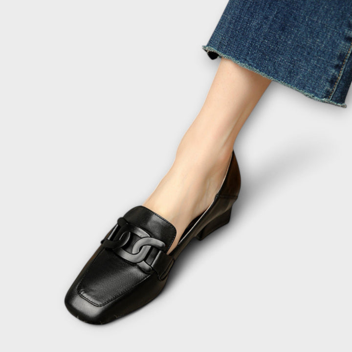 Monika | Mocassins à ornement chaîne