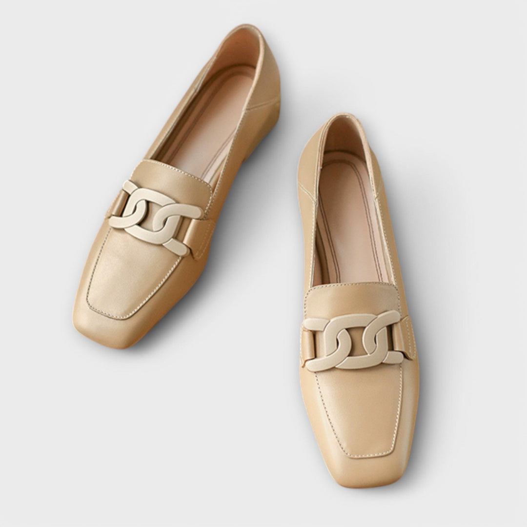 Monika | Mocassins à ornement chaîne