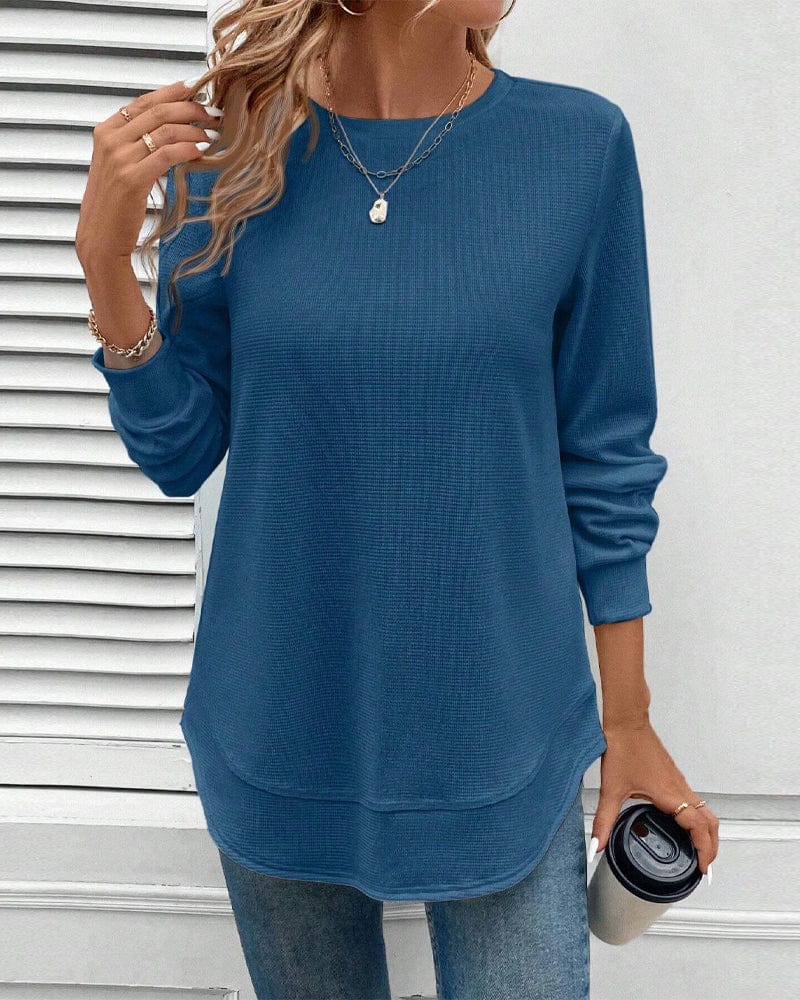 Alisa - Haut Doux Manches Longues