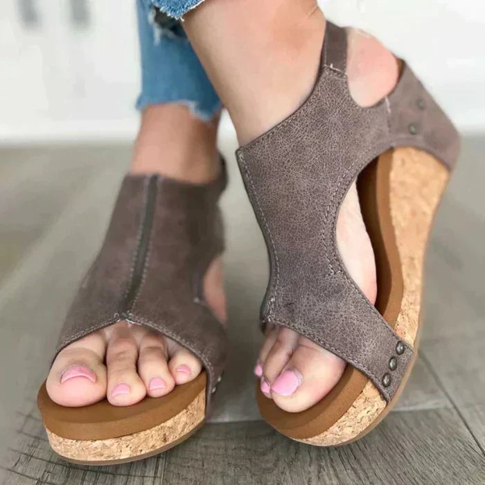 Astrid - Escarpins Compensés Confortables