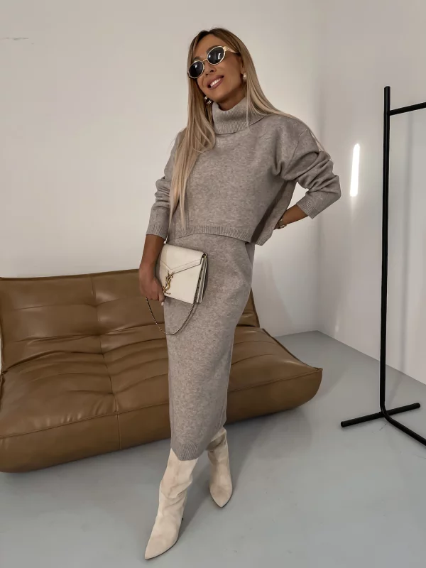 Nicole - Élégant Ensemble Tricot