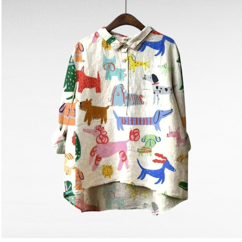 Mireva- Élégante Blouse Vintage