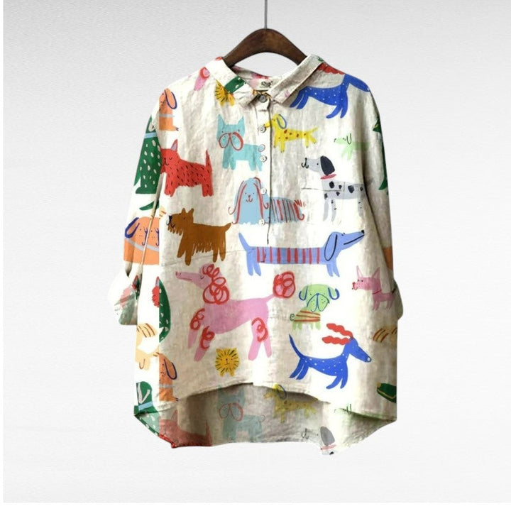 Mireva- Élégante Blouse Vintage