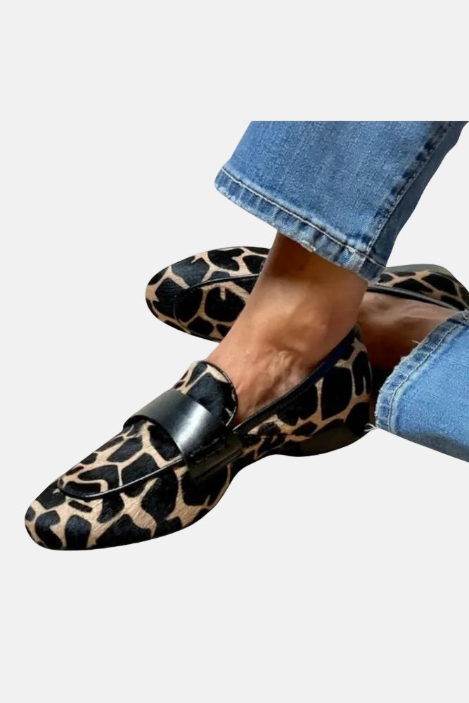 Léonie™ | Mocassin Léopard
