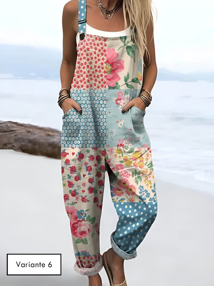 Lya - Combinaison Vintage Légère