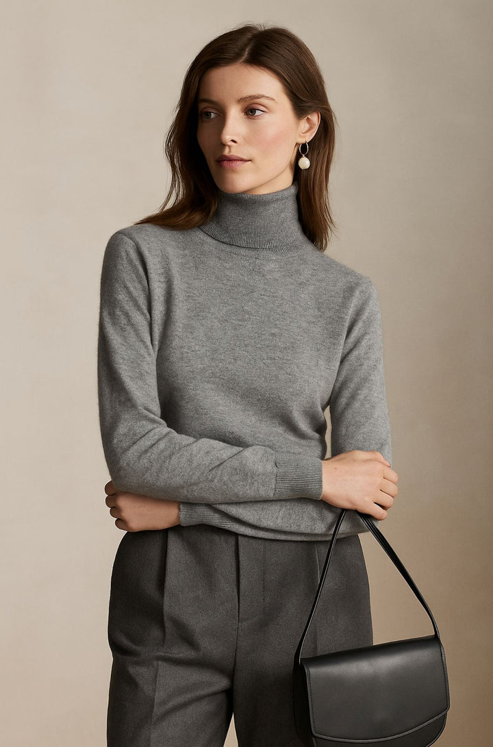 Amara - Pull Col Roulé Luxueux