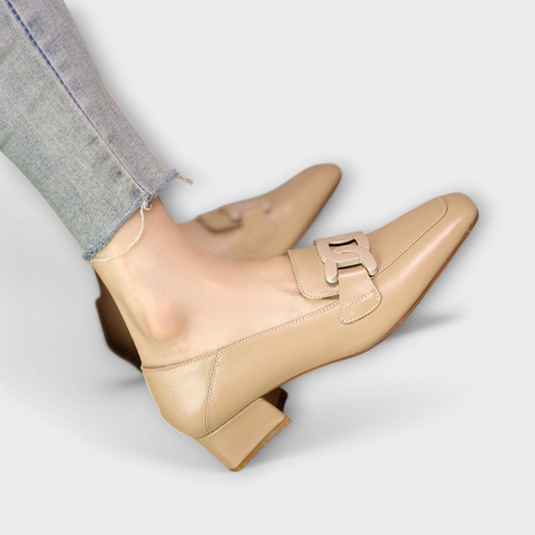 Monika | Mocassins à ornement chaîne