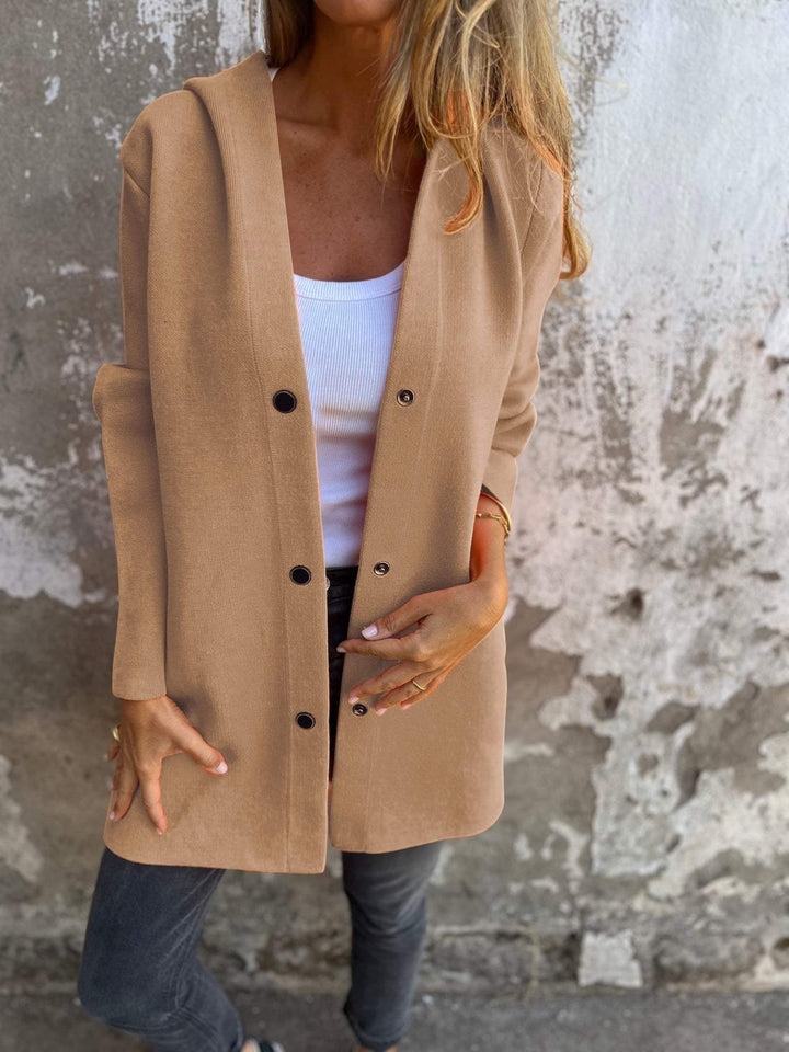 Adriana - Cardigan Décontracté Avec Capuche