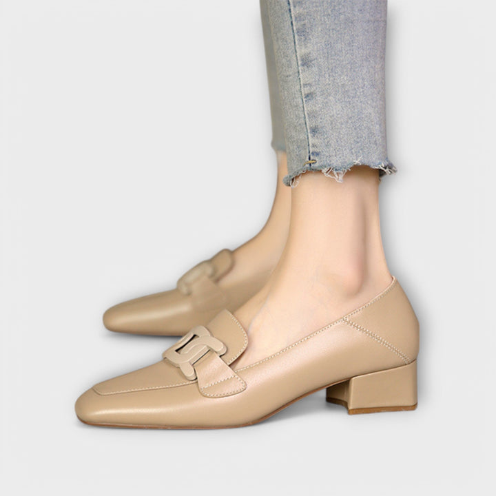 Monika | Mocassins à ornement chaîne