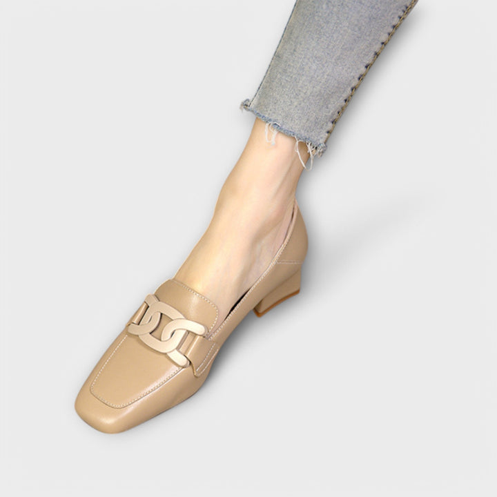 Monika | Mocassins à ornement chaîne