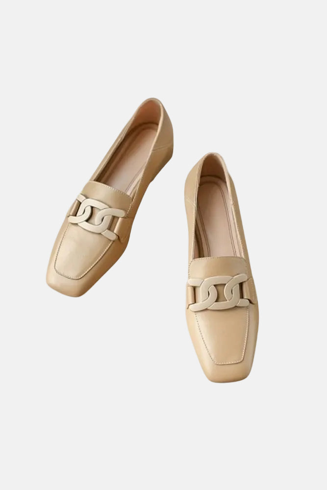 Monika | Mocassins à ornement chaîne