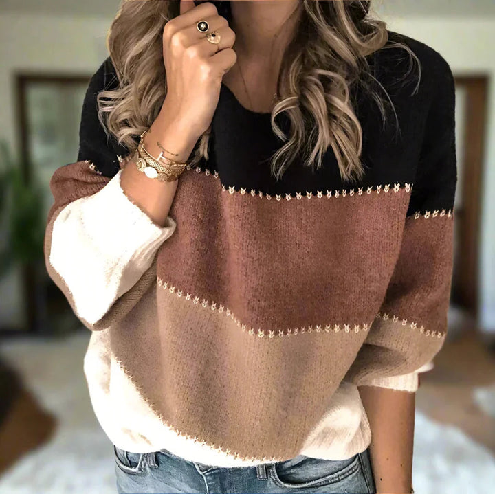 Callista - Pull Color-Block Moderne