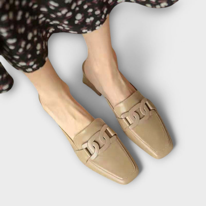 Monika | Mocassins à ornement chaîne