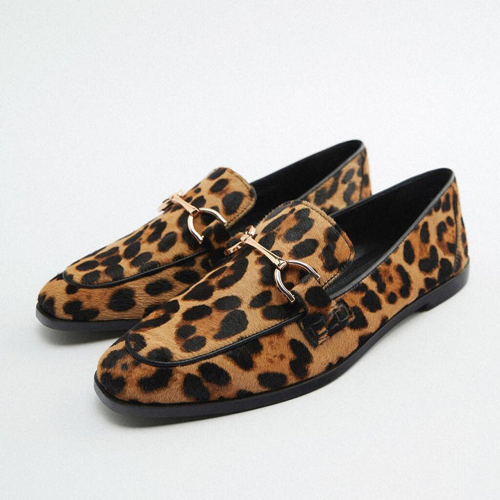 Adrianna | Mocassins Léopard Audacieux