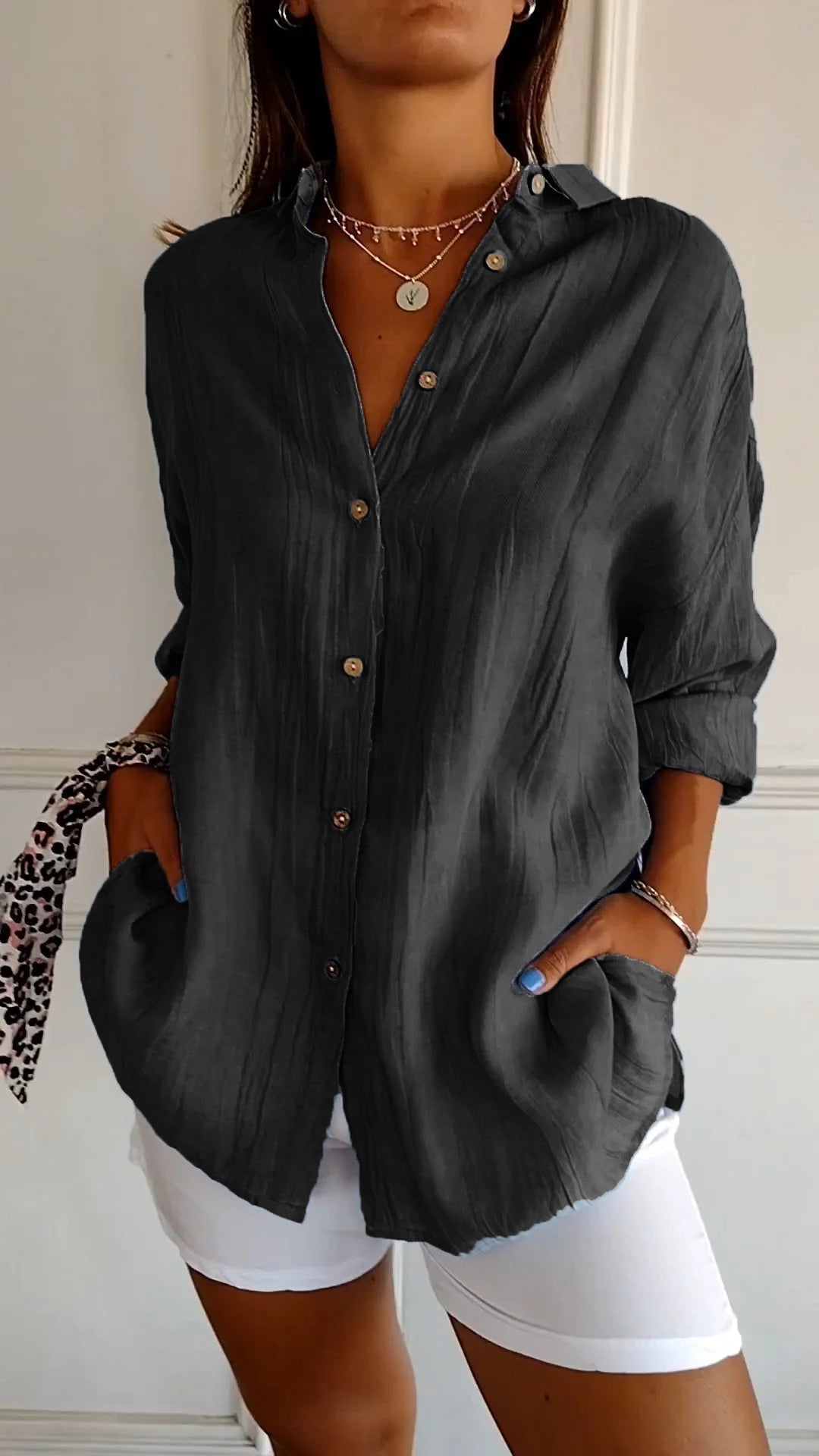 Kia - Blouse Oversized Élégante