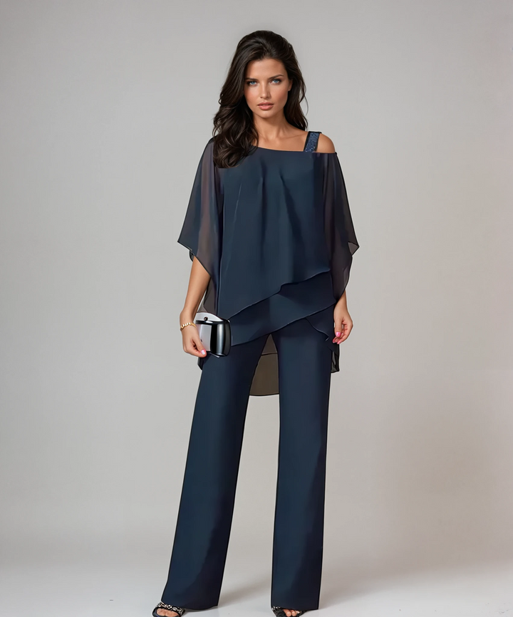 Kendra - Robe Élégante en Deux Pièces